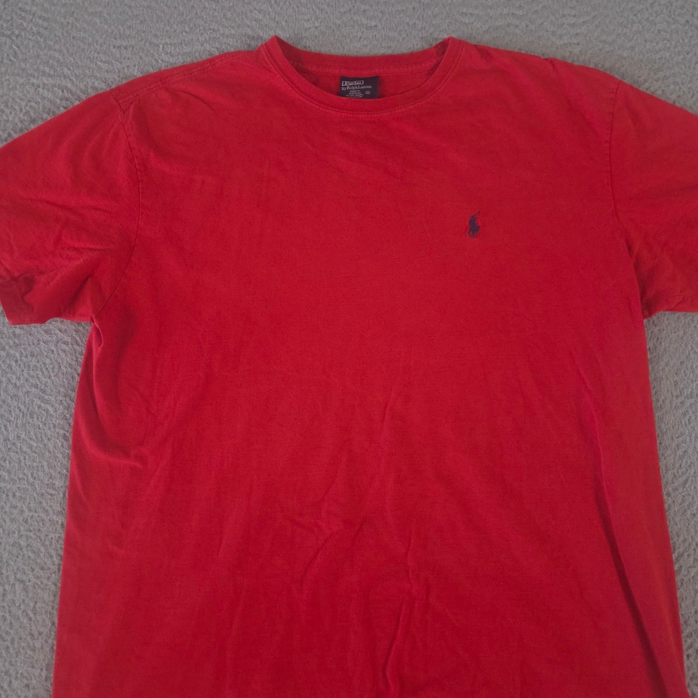 Polo by Ralph Lauren Red Short Sleeve Tee with Navy Pony